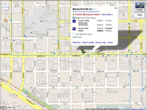 Google Maps afiseaza in timp real cum circula autobuzele si trenurile
