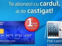 Voyo cu 1 euro pe luna. Te abonezi si poti castiga un iPad mini