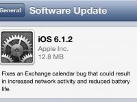 Apple a lansat iOS 6.1.2, update-ul care iti imbunatateste durata de viata a bateriei