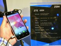 ZTE Geek, un telefon pentru cunoscatori. Are Intel Clover Trail+