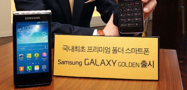 Samsung Galaxy Golden e oficial. Telefonul are clapeta si doua ecrane