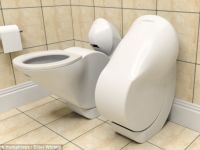 Economie de loc si consum de apa cu vasul de toaleta pliabil