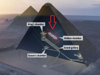 Descoperire surprinzatoare in Marea Piramida. Ce se afla in interiorul camerei secrete