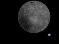 Fotografia istorică de pe fața nevăzută a Lunii. Cum apare Pământul în imagine