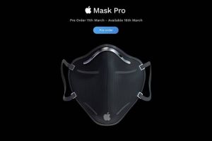 Viralul zilei: Cum ar arăta prima mască Apple de protecție medicală împotriva coronavirusului
